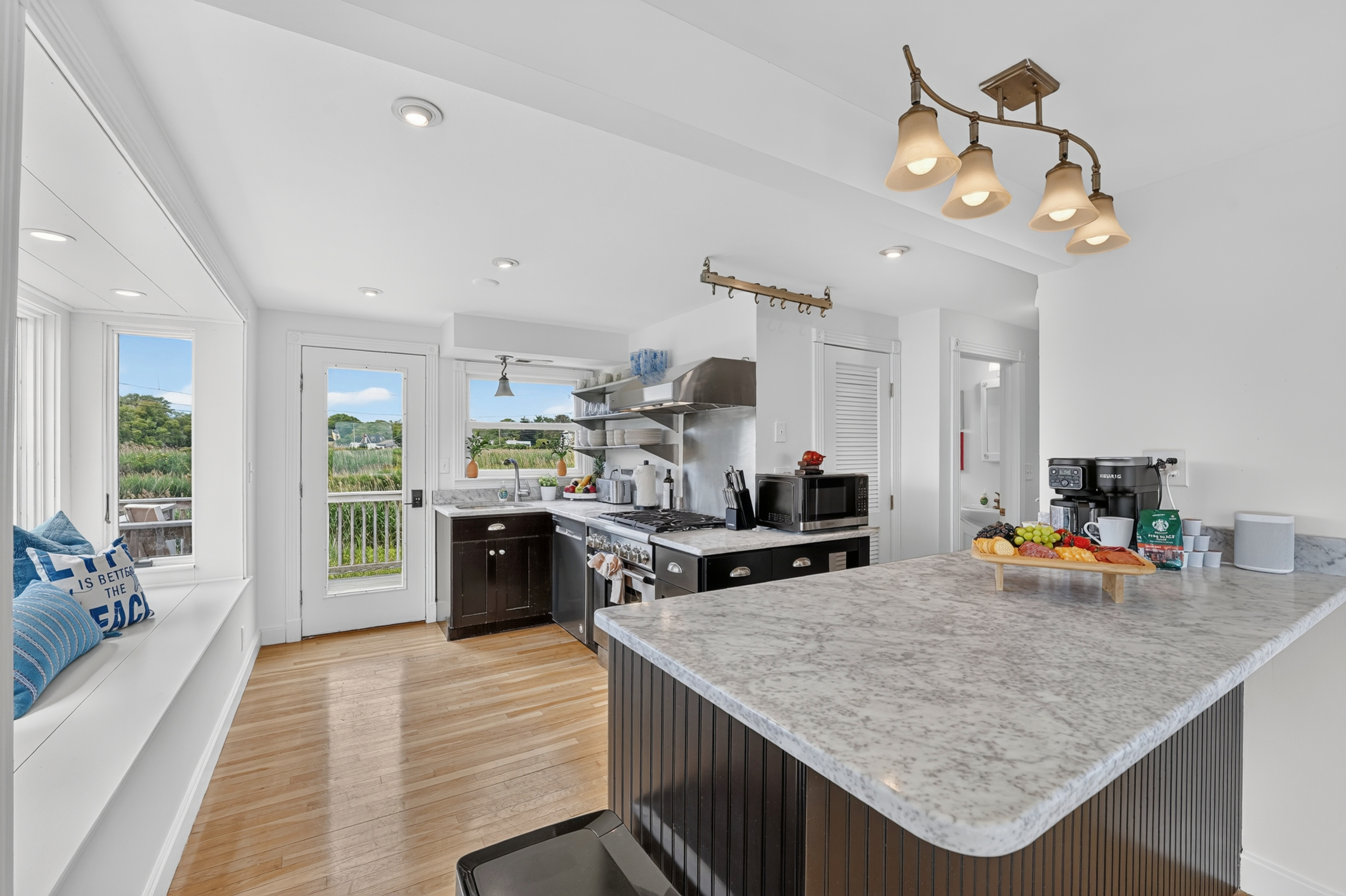 Well-appointed kitchen with generous counter space for preparing everything from quick breakfasts to family dinners.
