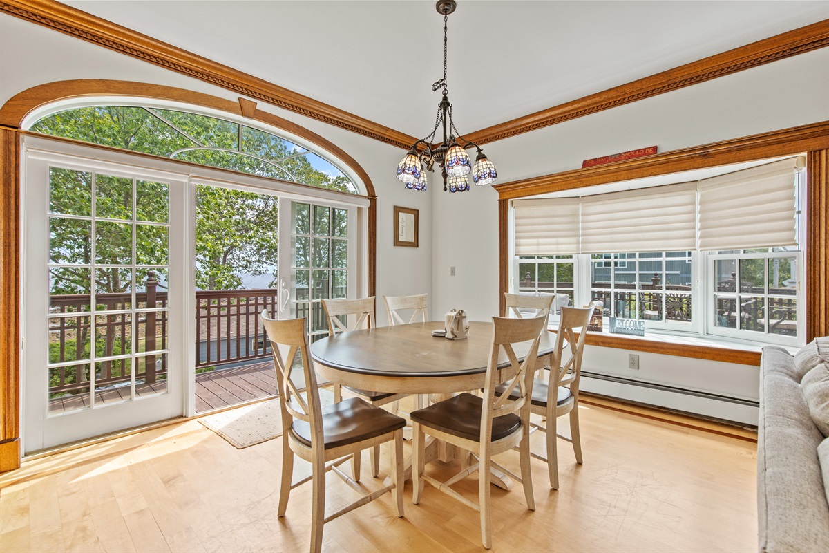 Large dinning space for Sunday dinners