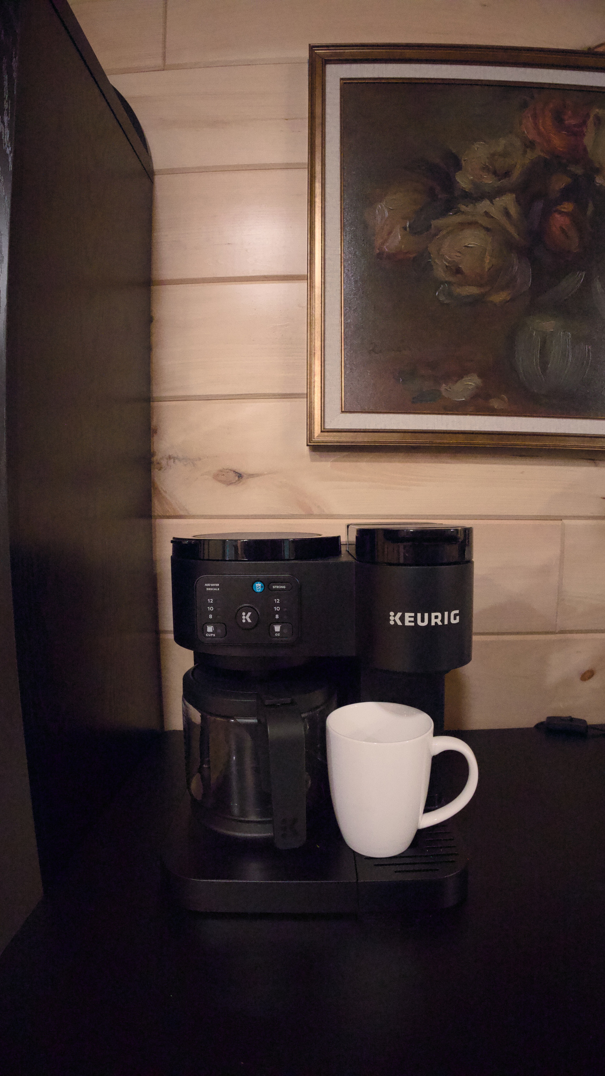 Wake up to good coffee and head to the porch for some good siiting.