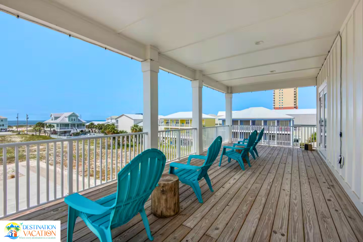 Spacious deck designed for breezy coastal afternoons.