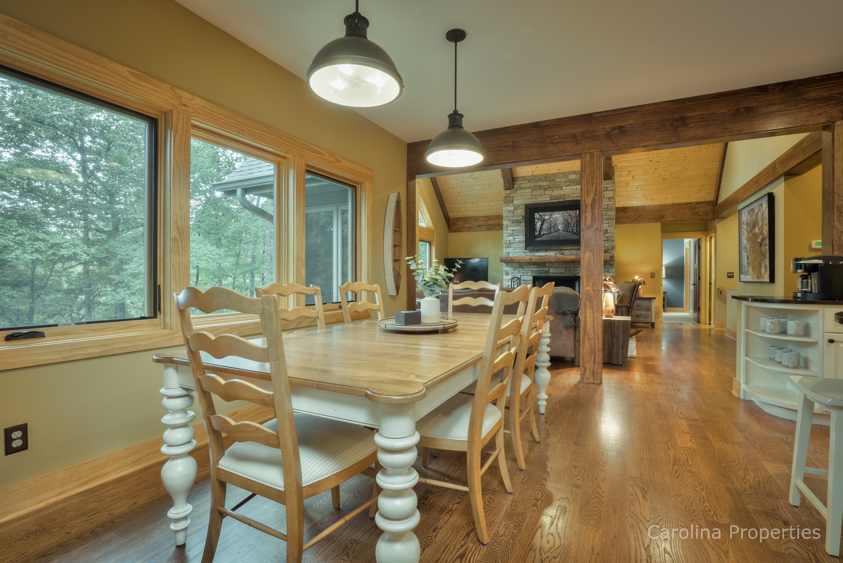 Additional view of dining table