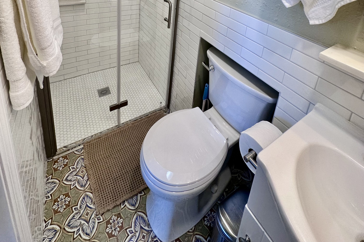 From the artful designer tile to the sparkling walk-in shower, every detail is crafted for your comfort.