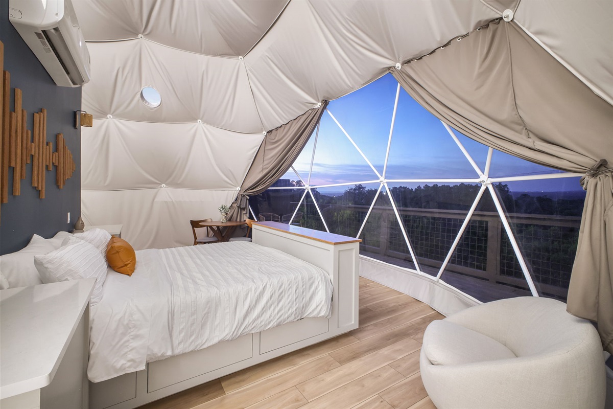 From sunrise to starlight, the curtains let you choose between breathtaking views and intimate privacy.