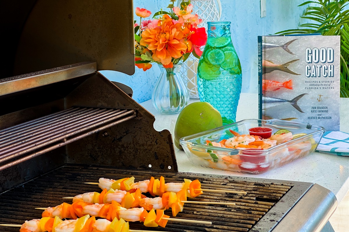 You can keep the chef company and help with meal prep!