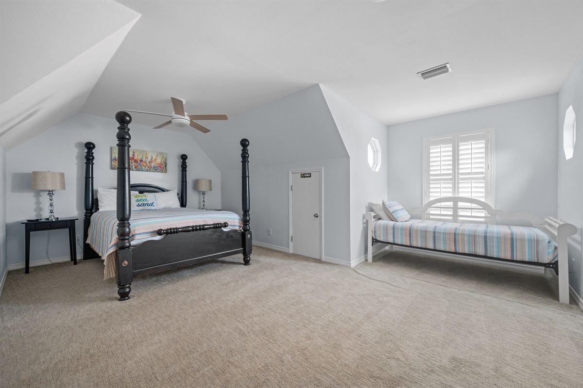 Upstairs Primary-King and twin