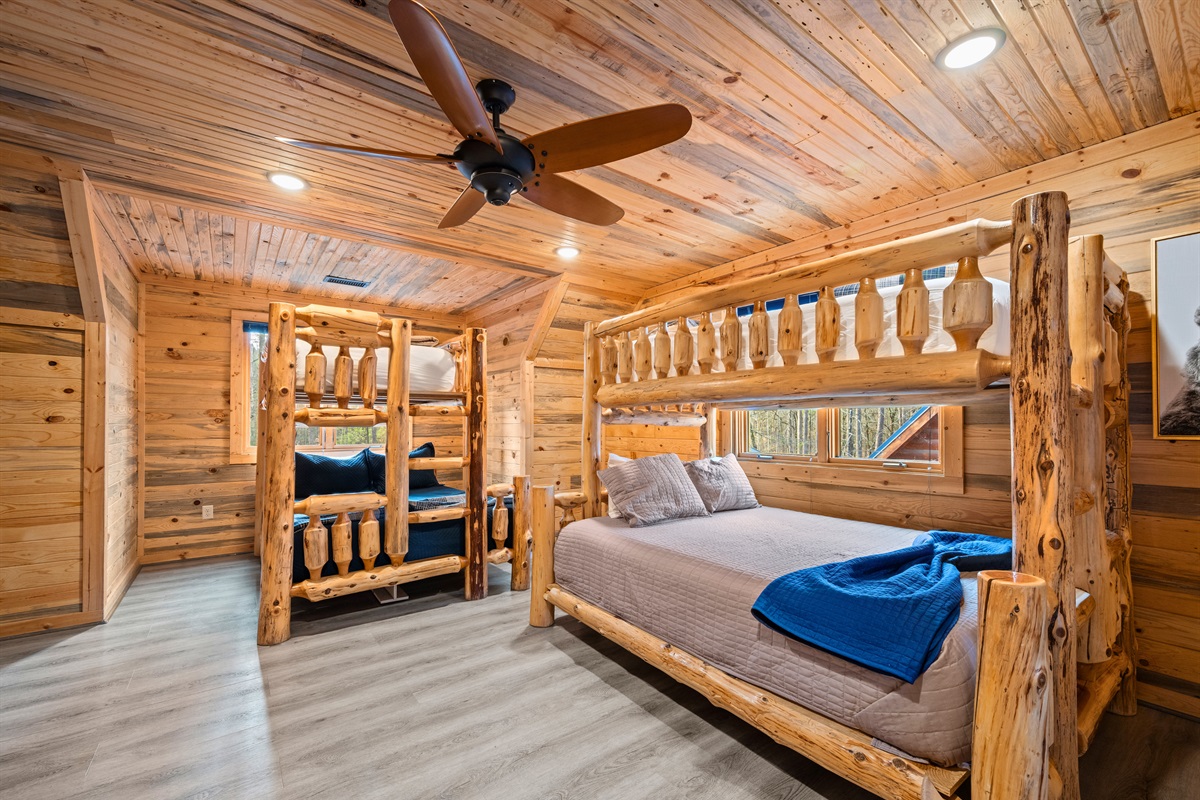 This view highlights how well the room works for both sleeping and downtime, giving guests space to relax and recharge.