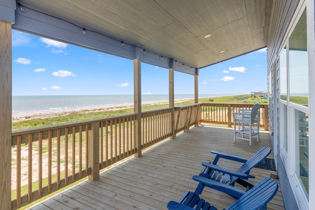 Porch overlooking The Gulf