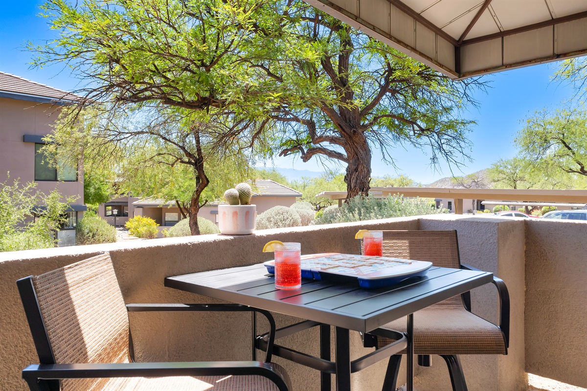 View from Covered Patio