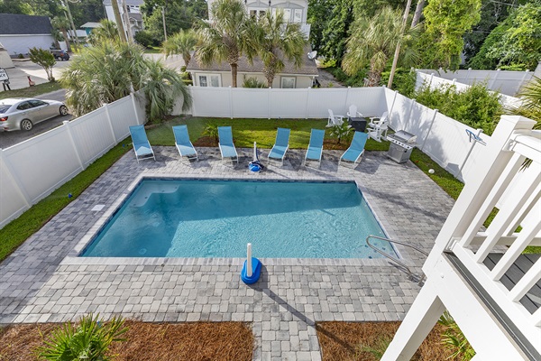 Experience the epitome of relaxation with our captivating swimming pool and inviting fire pit. Whether you're cooling off with a refreshing dip or cozying up by the fire's warmth, every moment promises enjoyment. Welcome to your personal oasis