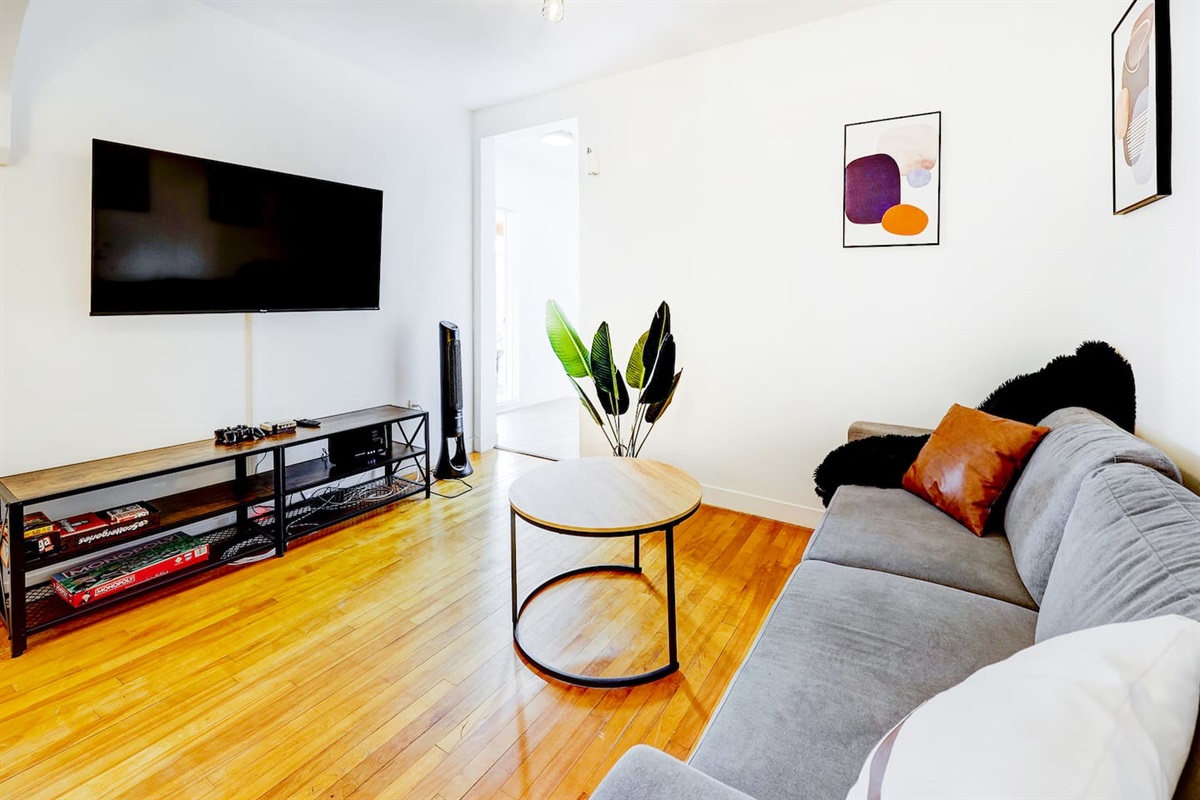 A cozy living room made for relaxing, unwinding, and feeling right at home. 