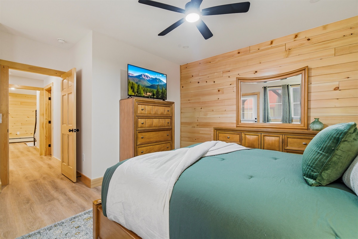 Tranquil tones and modern comfort: the perfect place to recharge after a day exploring the best of Bethel.