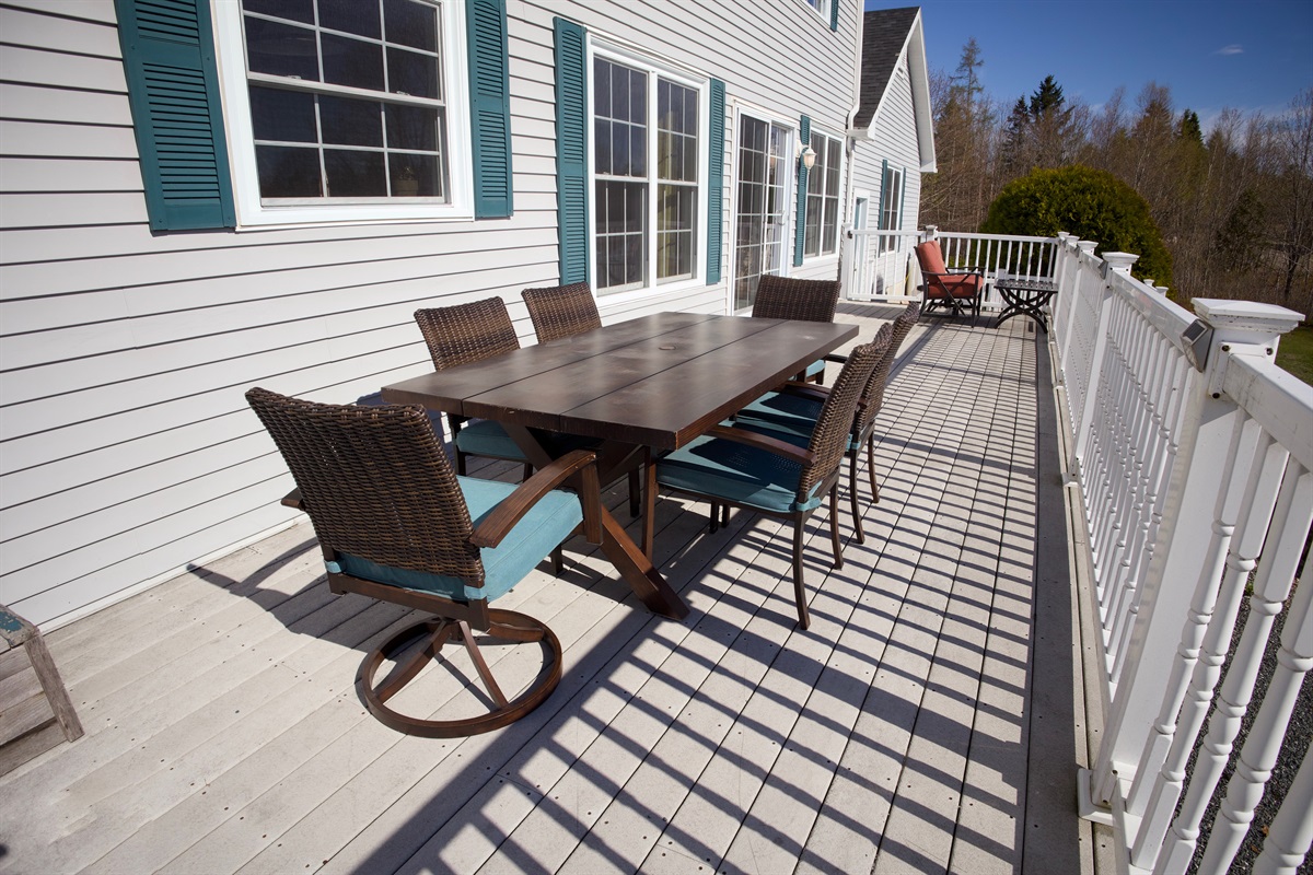 The pride and joy. 2nd floor deck to view that mirror-glass water