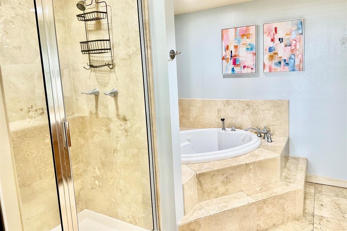 And a walk-in shower!