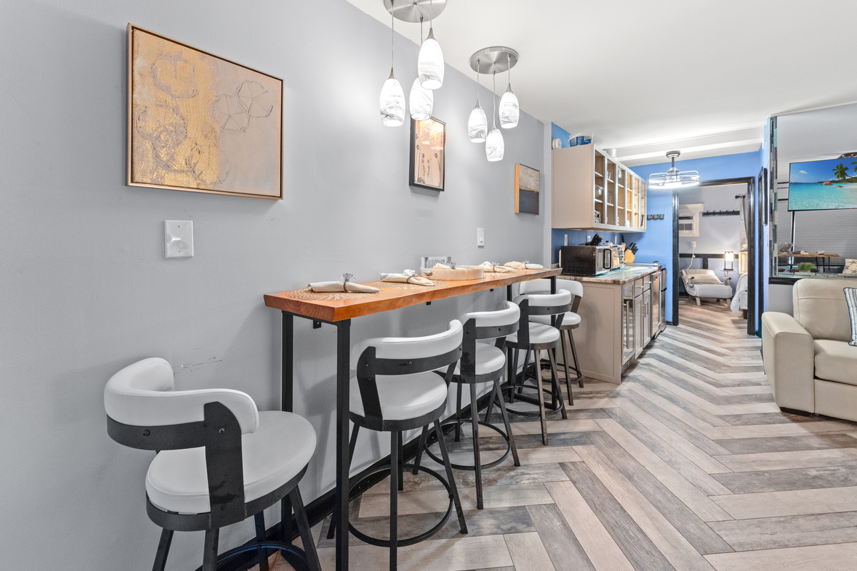Extra bar top seating