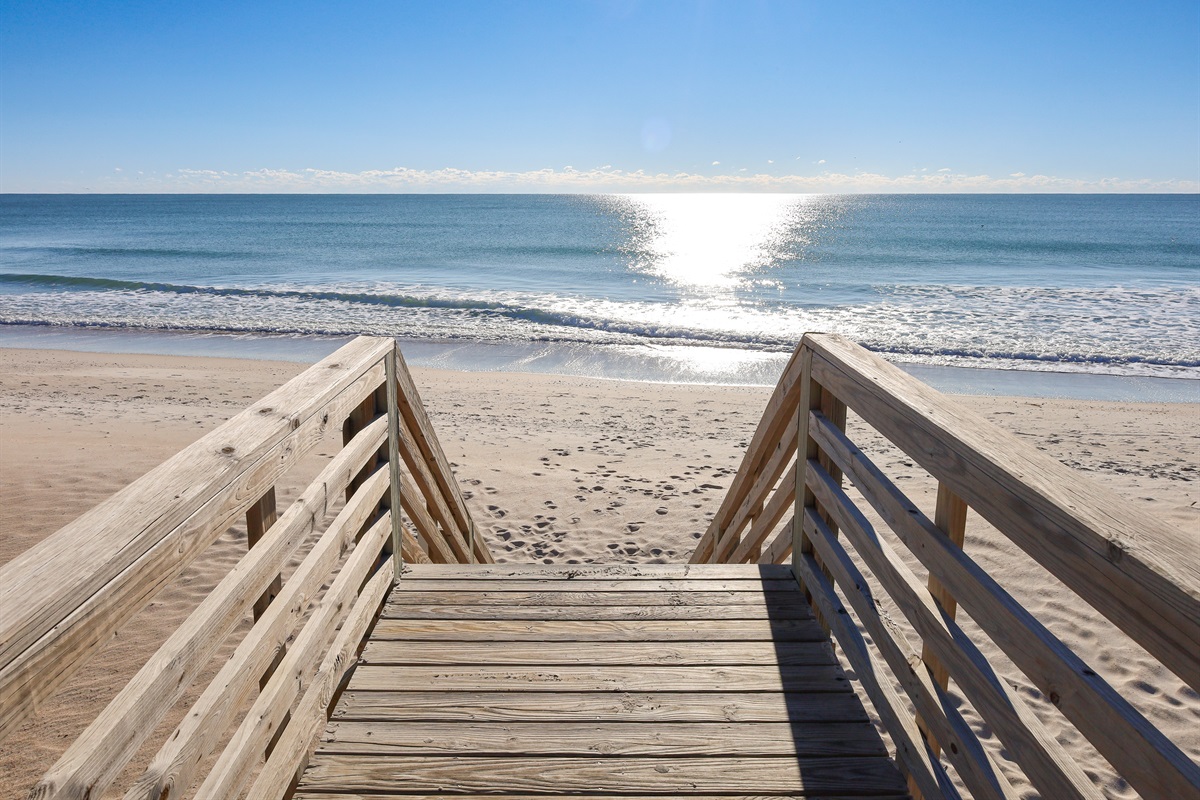 Walkway to the beach