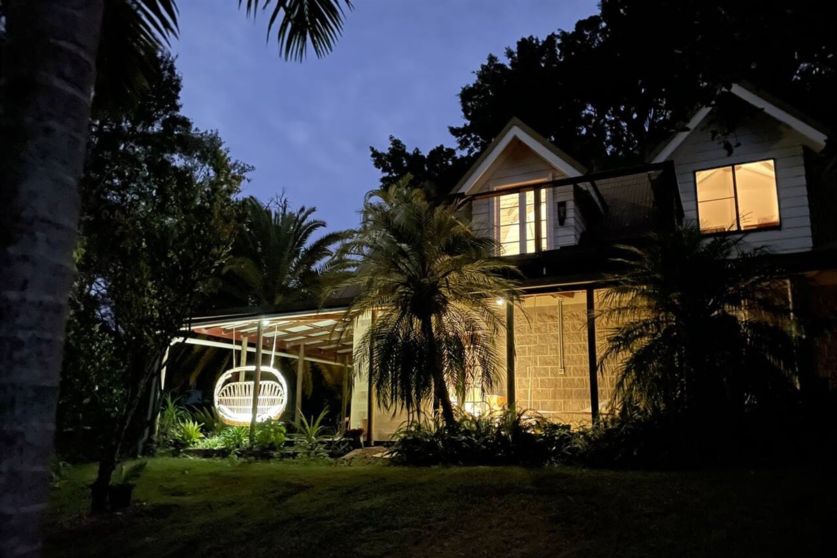 Cottage by night