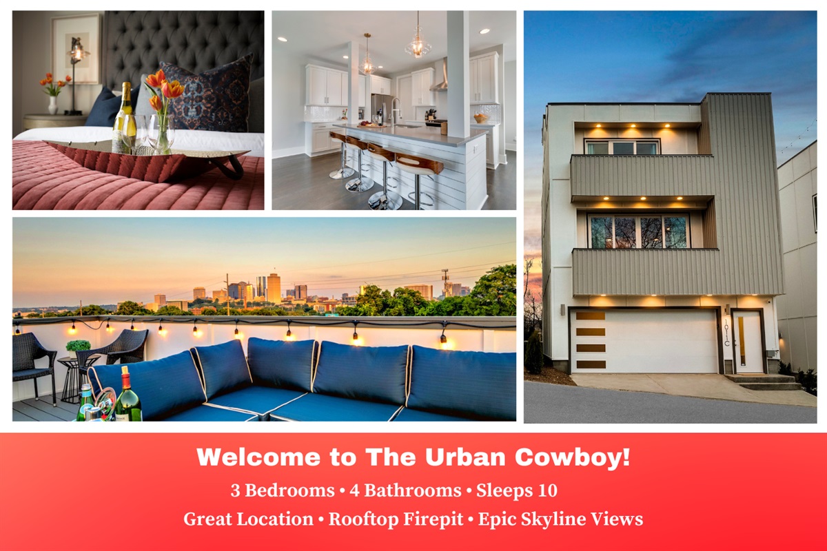 Welcome to Urban Cowboy! Luxury awaits in this designer dream home just minutes from the best attractions Nashville has to offer.