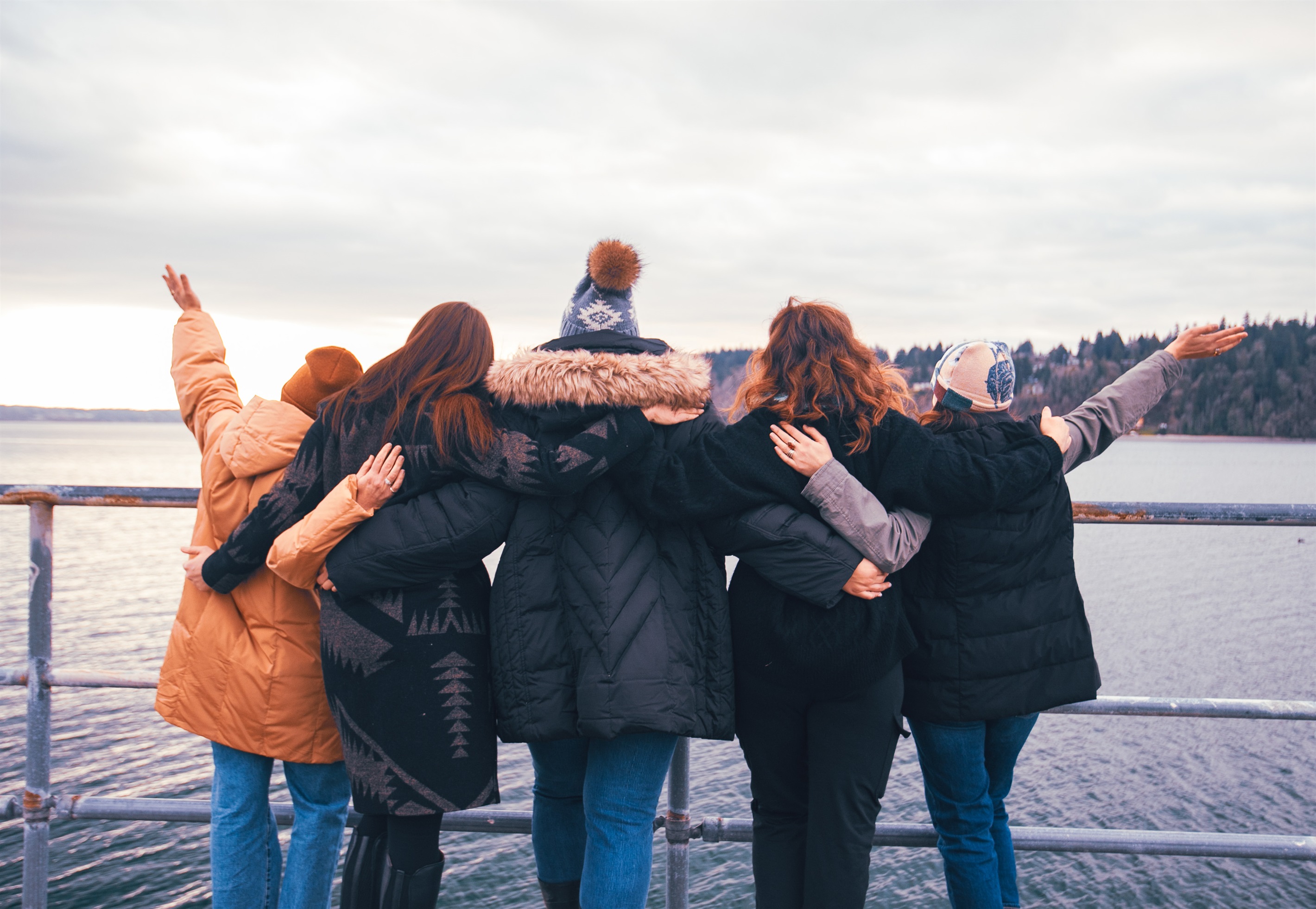 Explore the shore at Point White Dock, only a five-minute drive away.