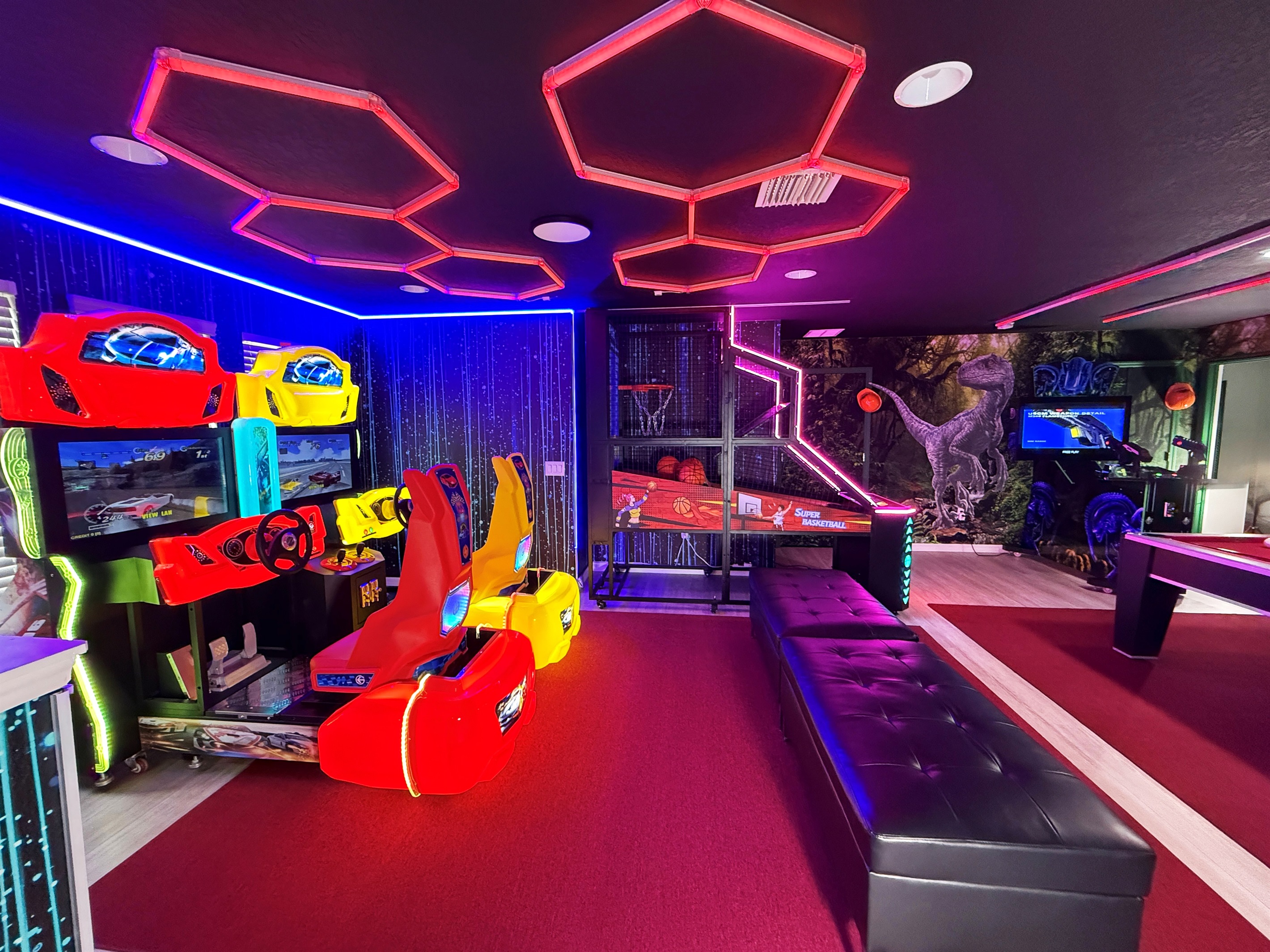 Outrun Race Cars-Street Basketball Arcade Games