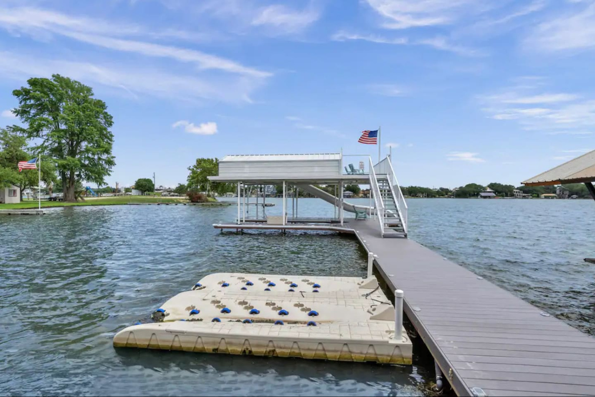 Wave runner floating dock. Available upon request.