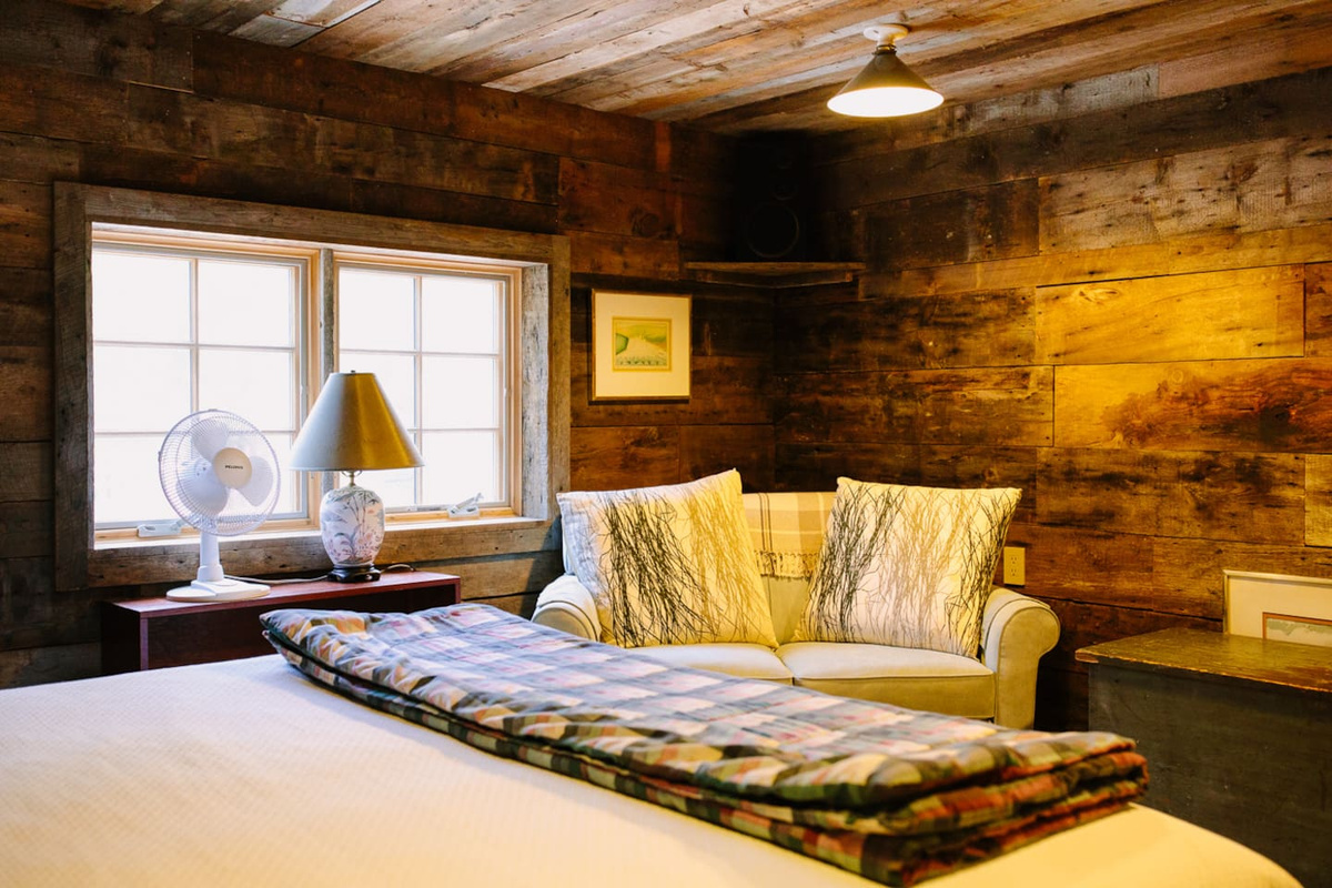 Additional view of the master bedroom. 