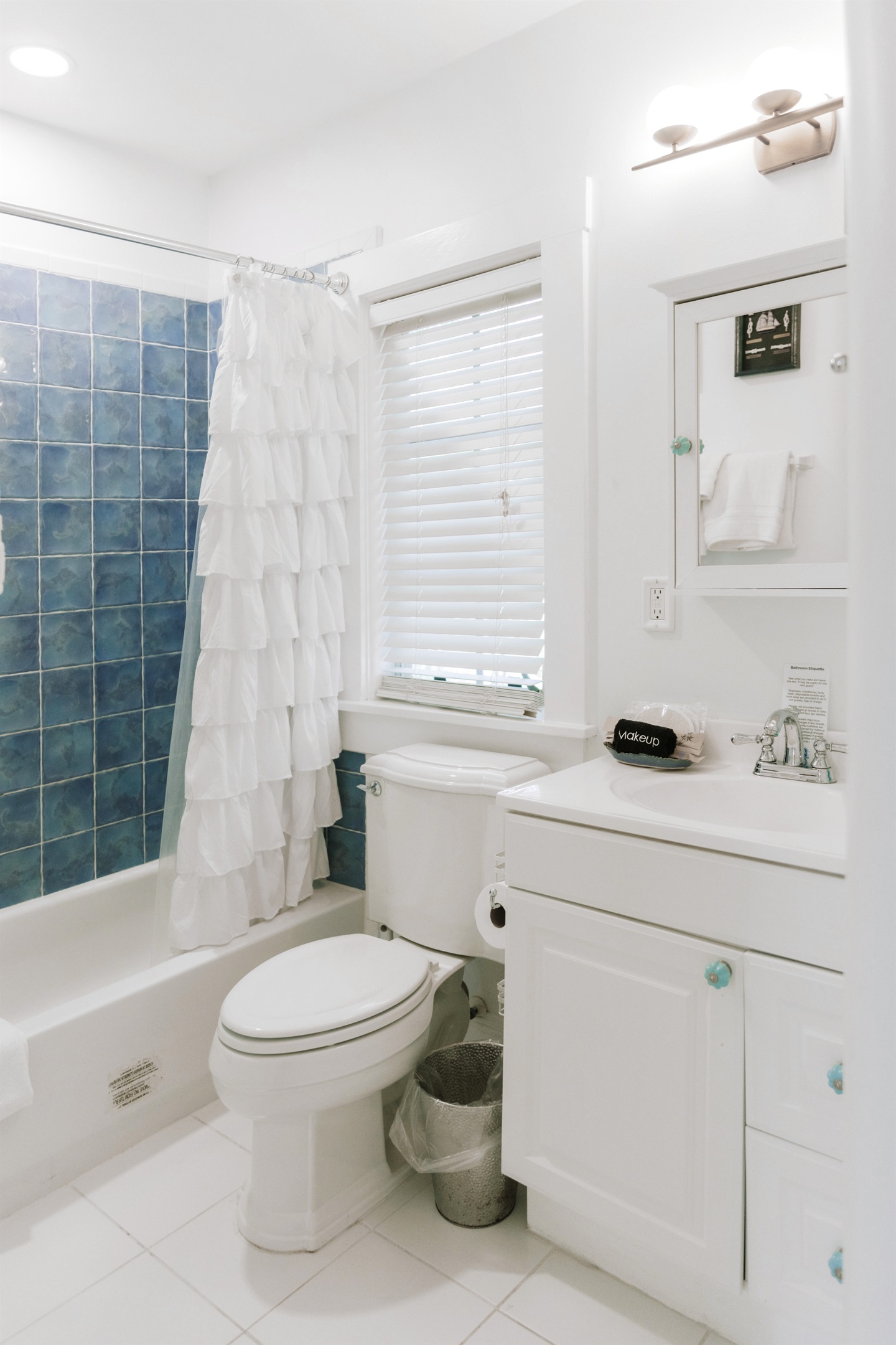 The second upstairs bathroom is shared with the second and third bedrooms.