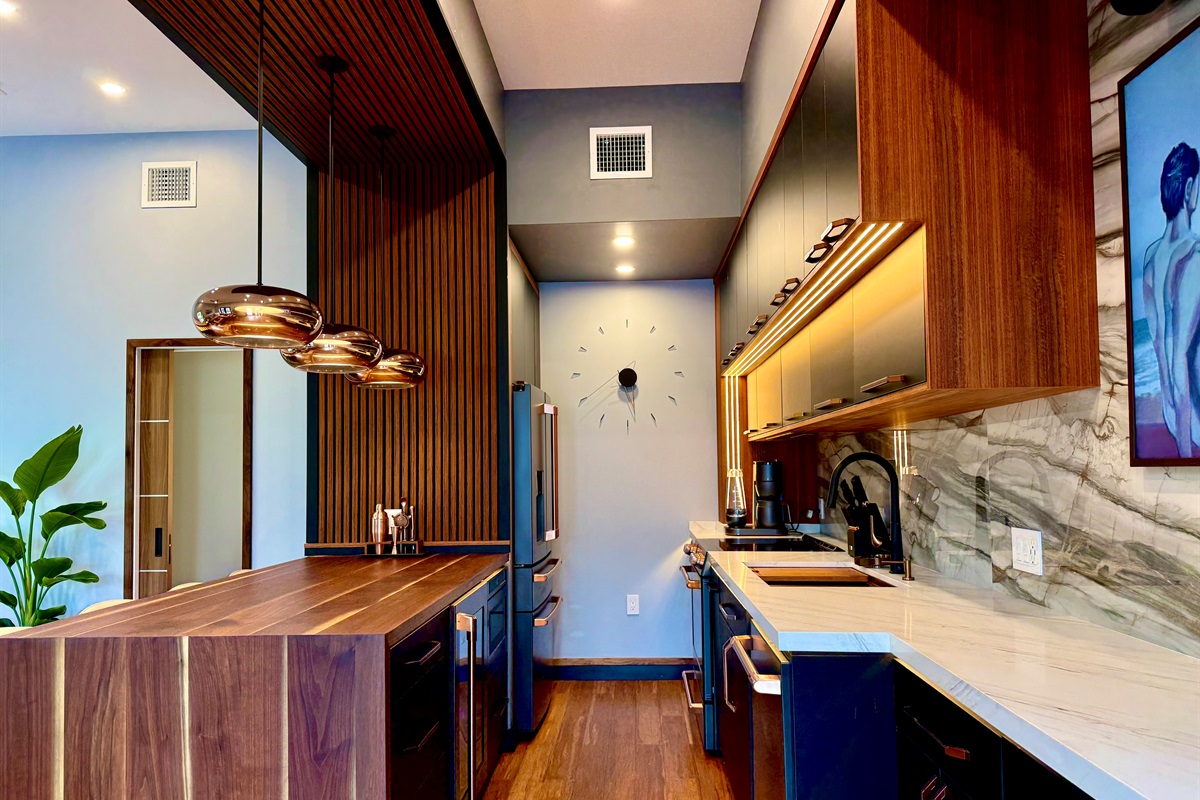 Open Concept Kitchen / Living