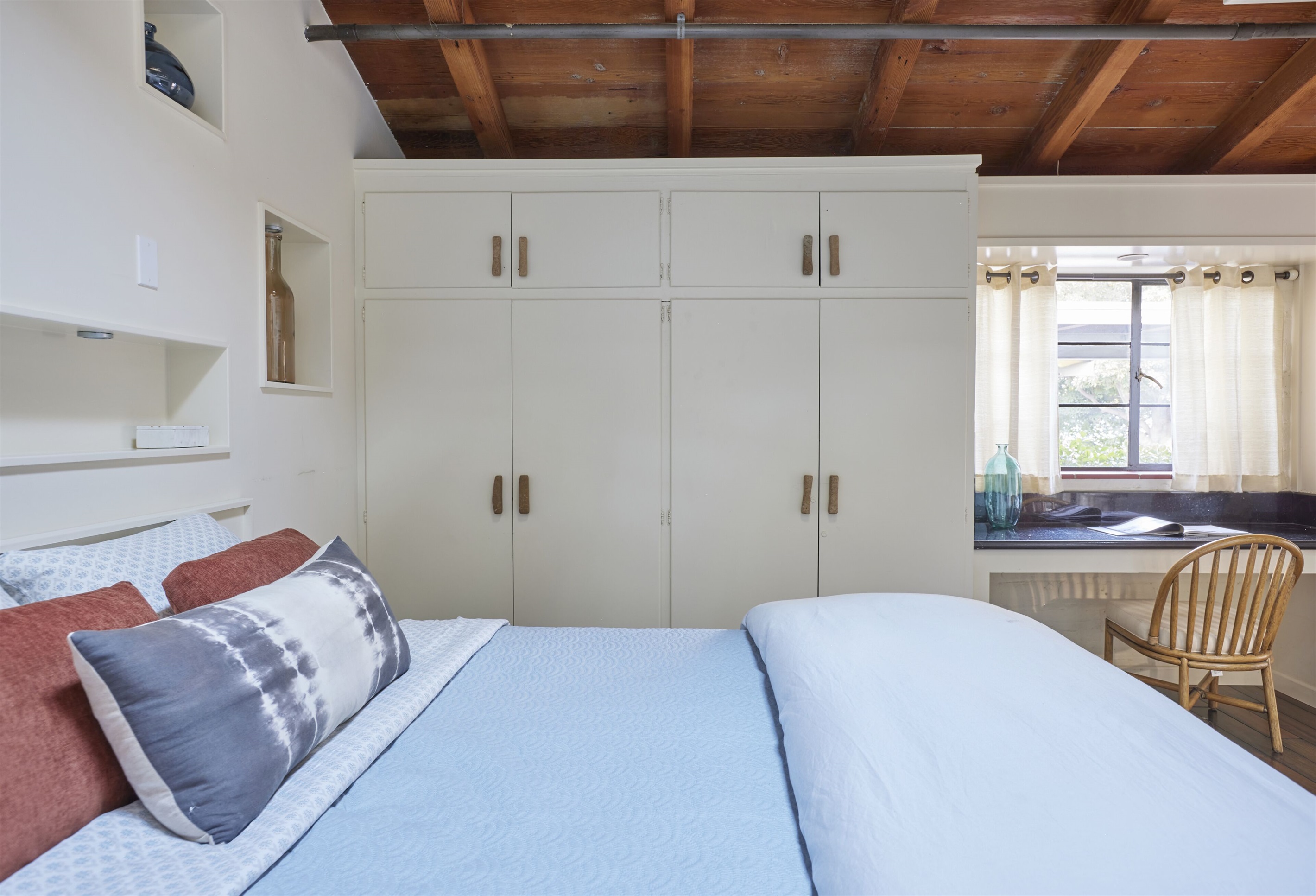 Closet space available.
