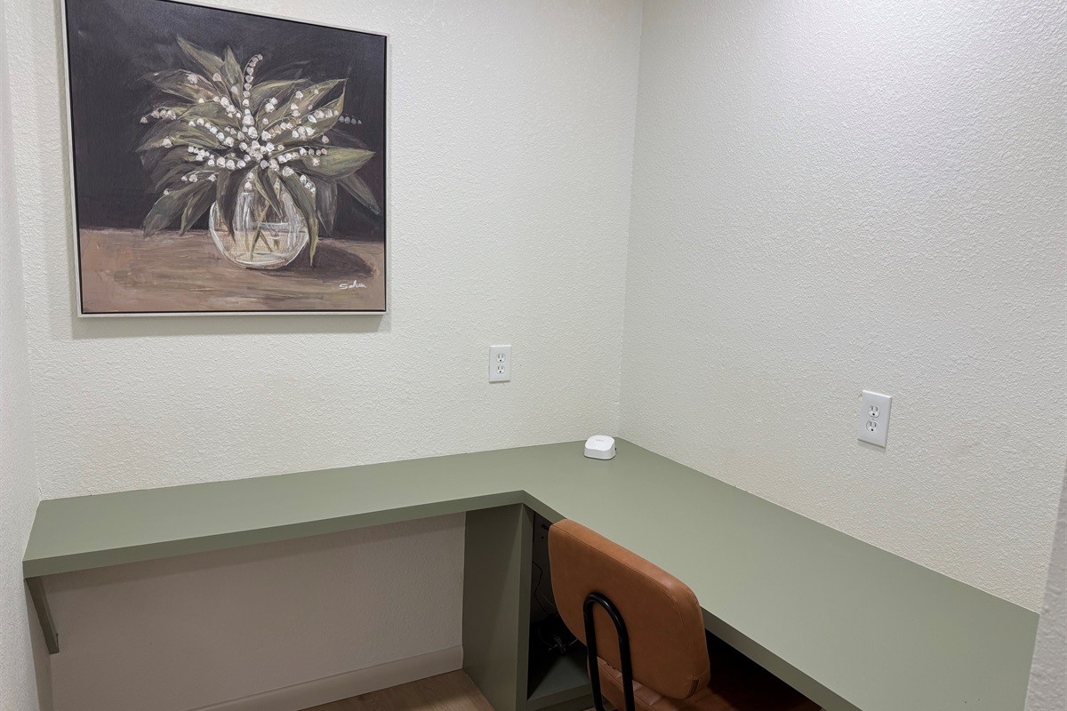 Dedicated work space 