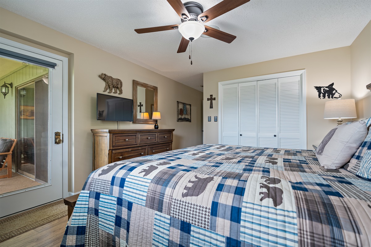 En suite bathroom in this bedroom!