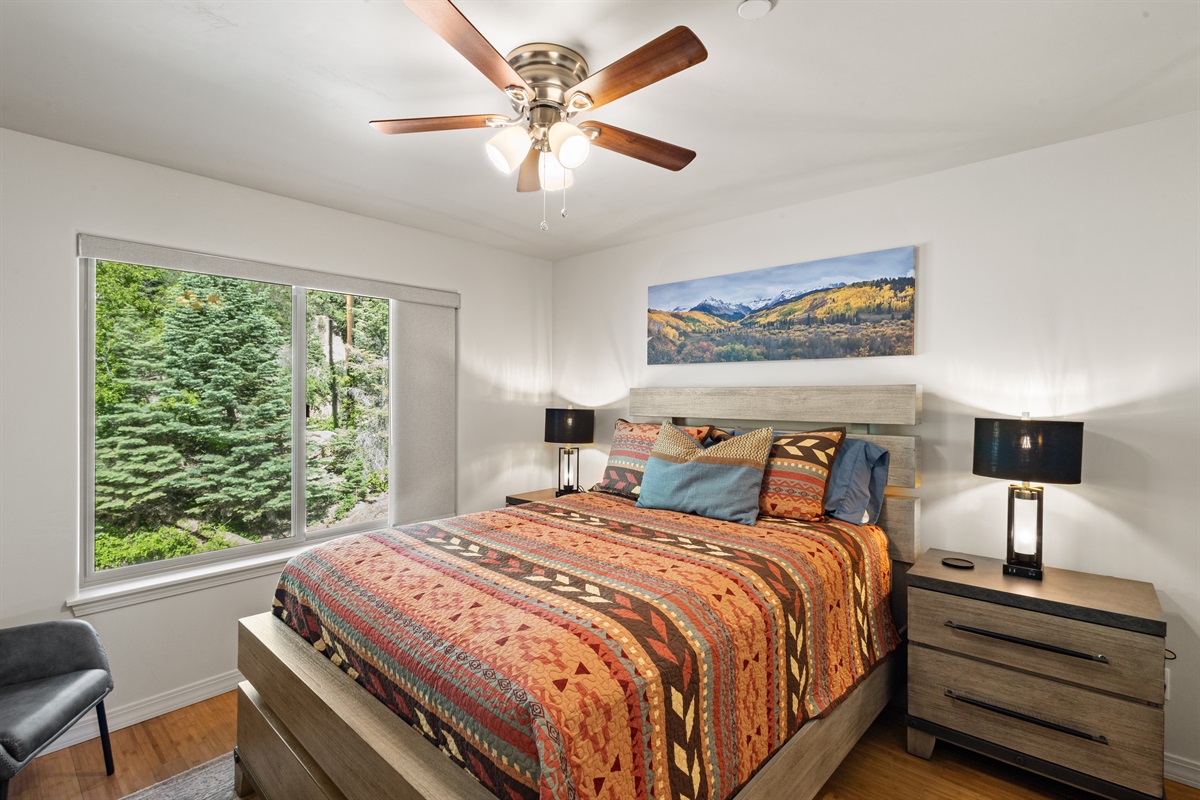 Lower Level- Bedroom 1- Queen bed