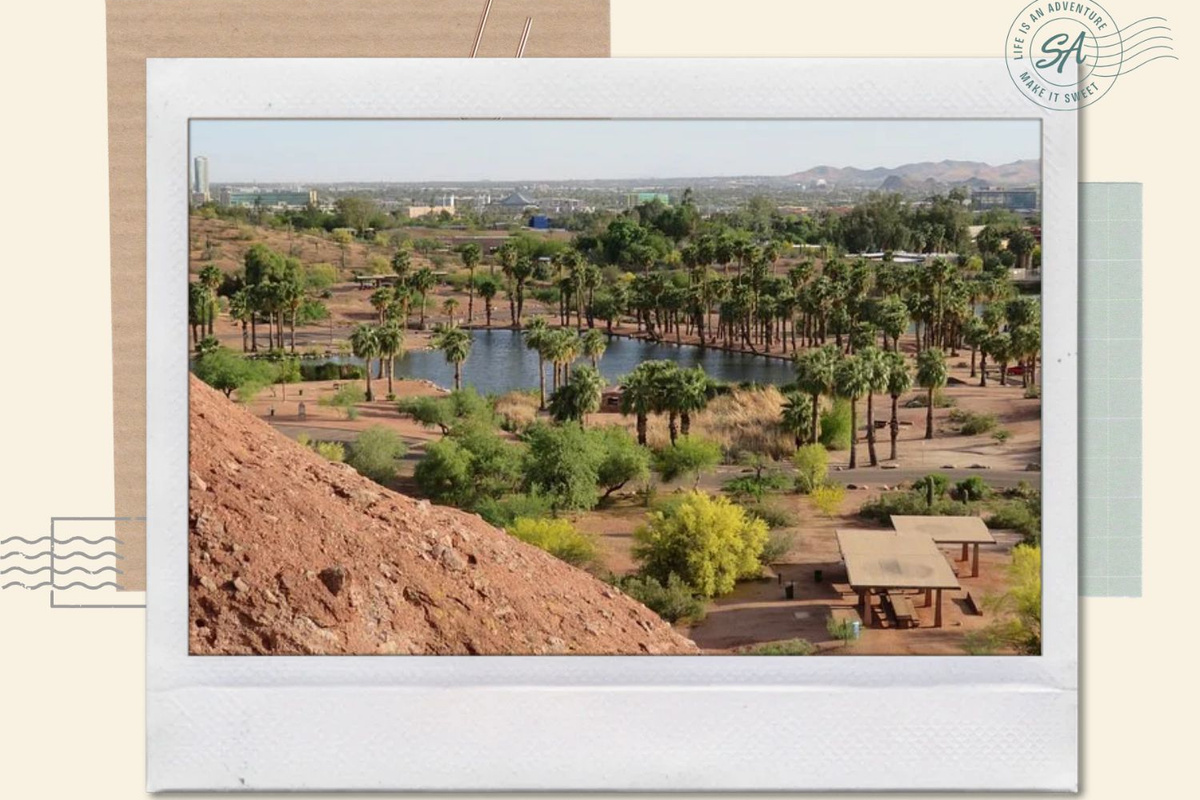 Papago Park

Climb up to the famous Hole in the Rock and wander
among red sandstone buttes. Come for sunset and
you will see why it is a local favorite.

The house is just 23 minutes away from the attraction.