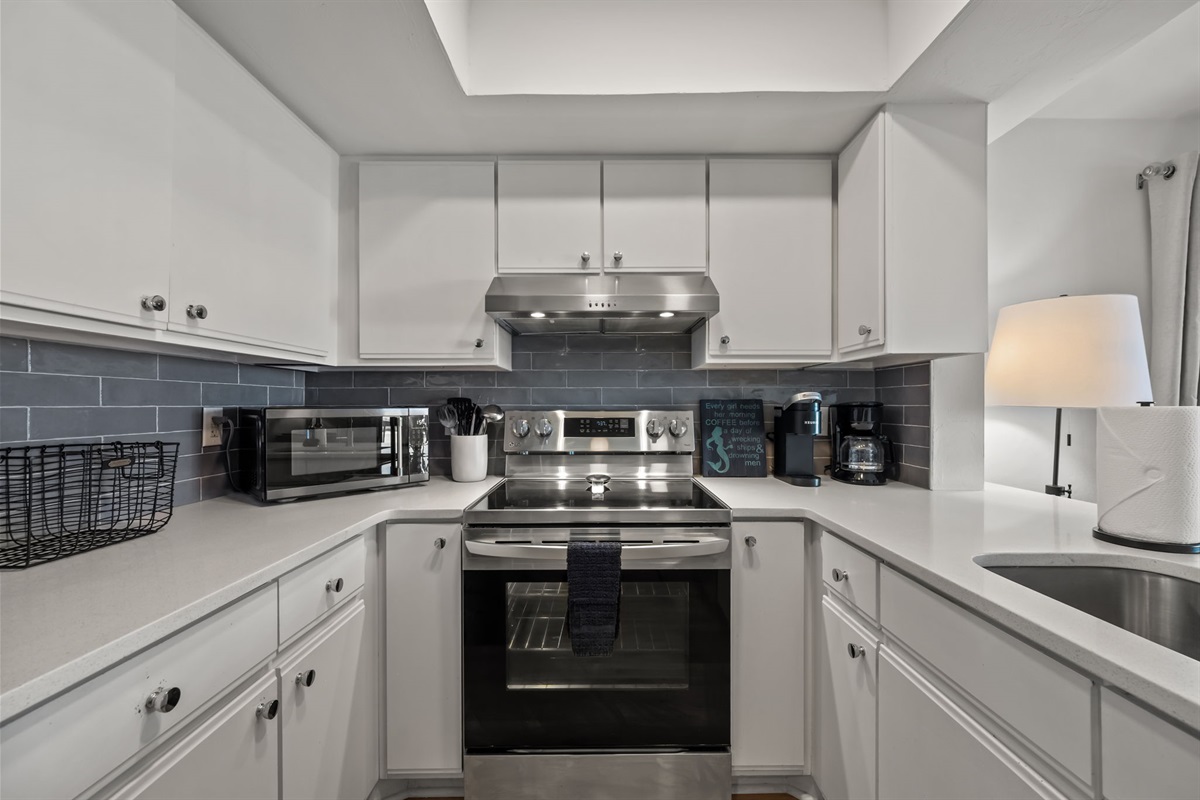 Modern kitchen with resort‑style amenities