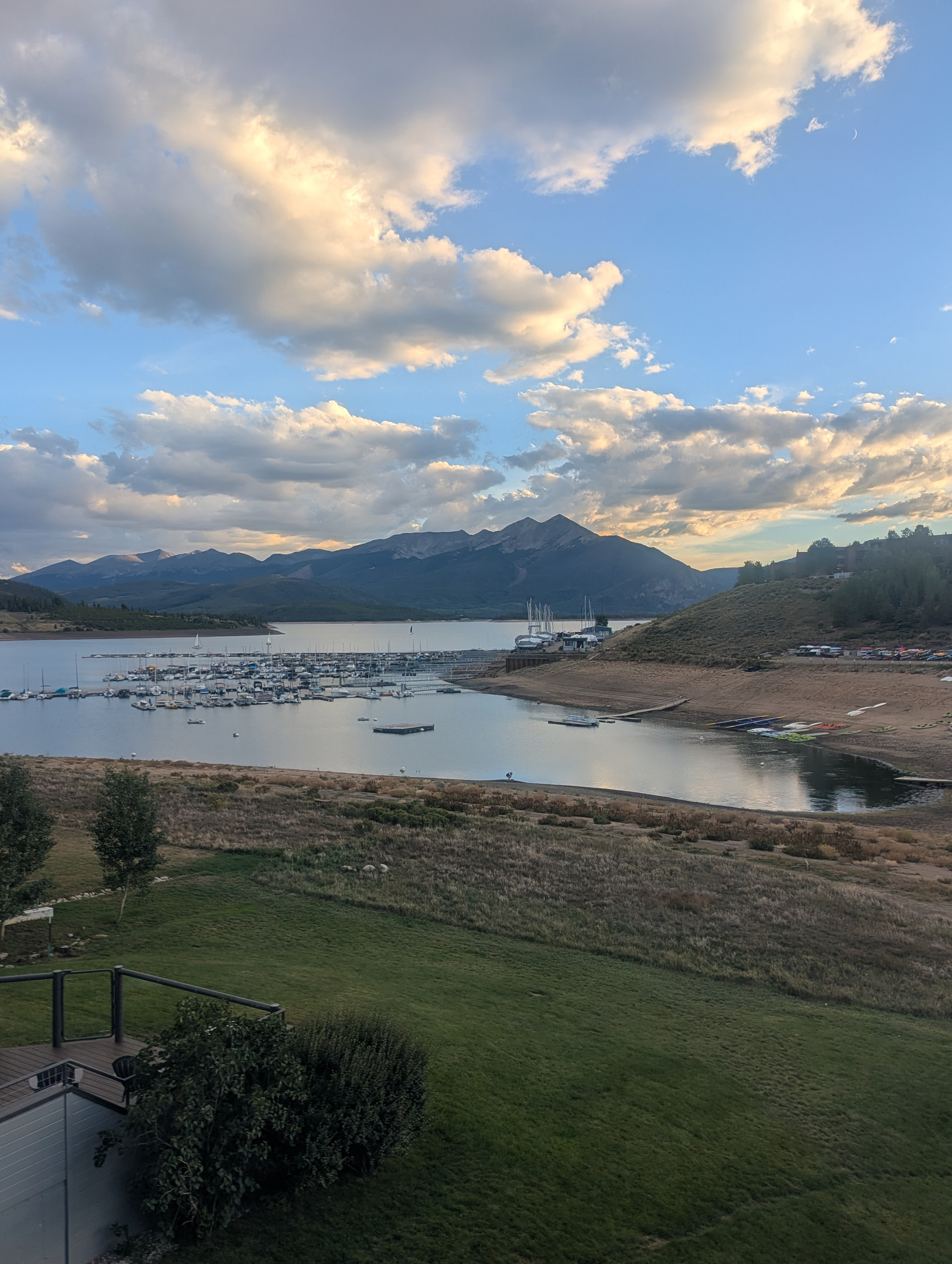Lake view from balcony Summer