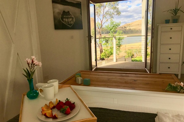 View to main bedroom's private deck