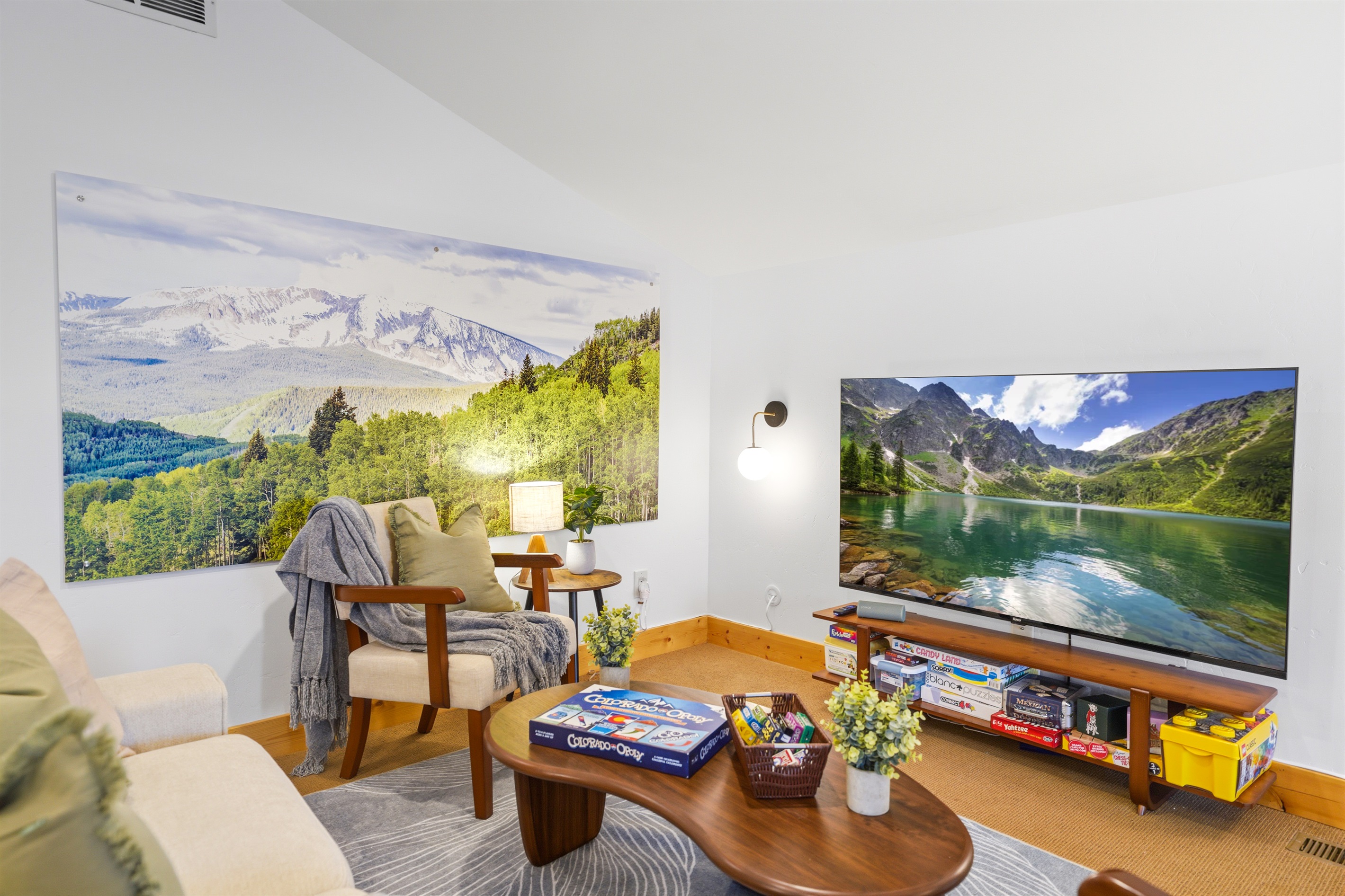 This space offers a perfect balance of relaxation and play—where movie nights, board games, and pool table showdowns come to life.