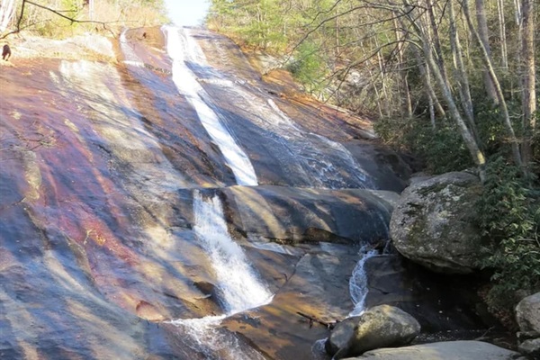 Stone Mountain State Park is at the base of the mountain and a twenty minute drive
