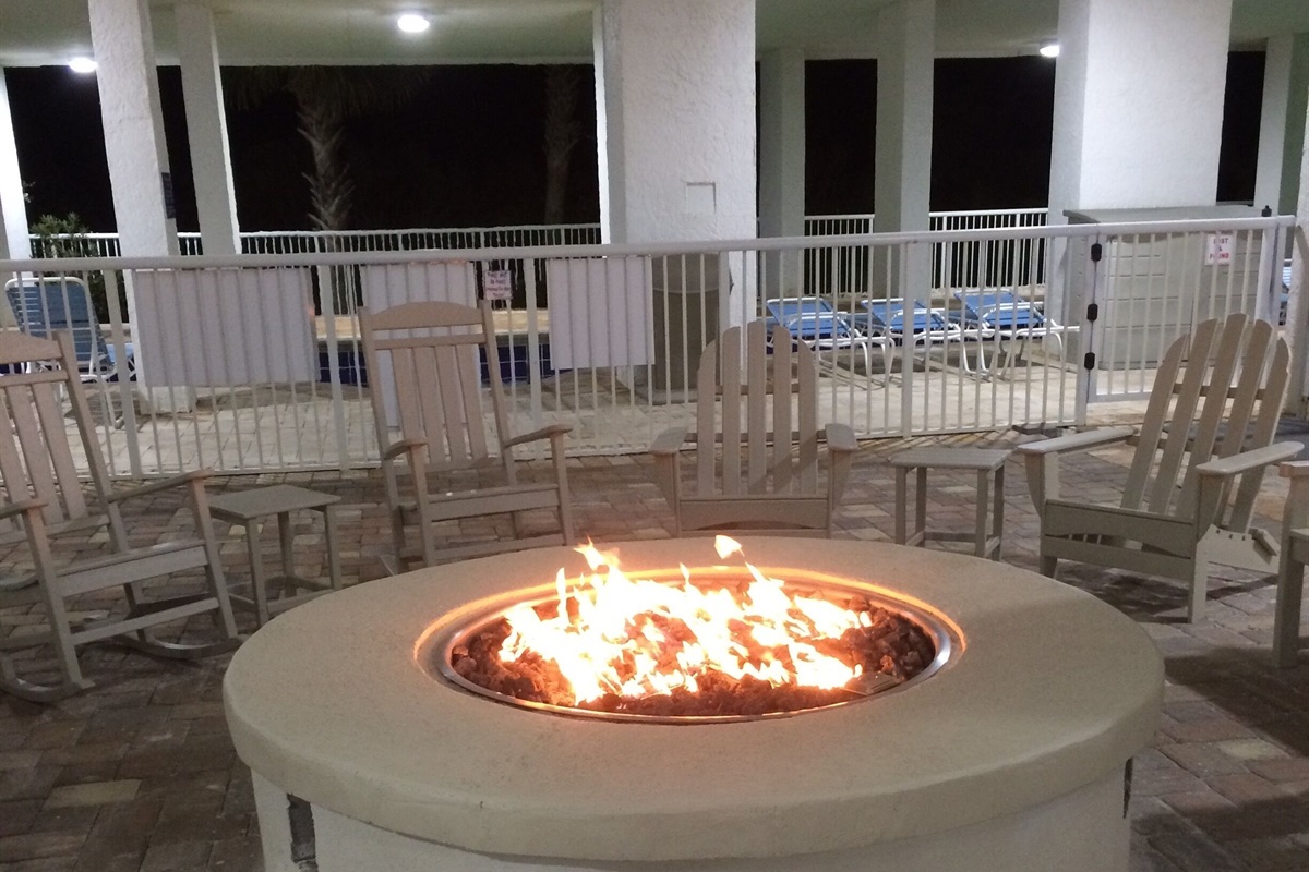 Fire Pit at the South Tower
