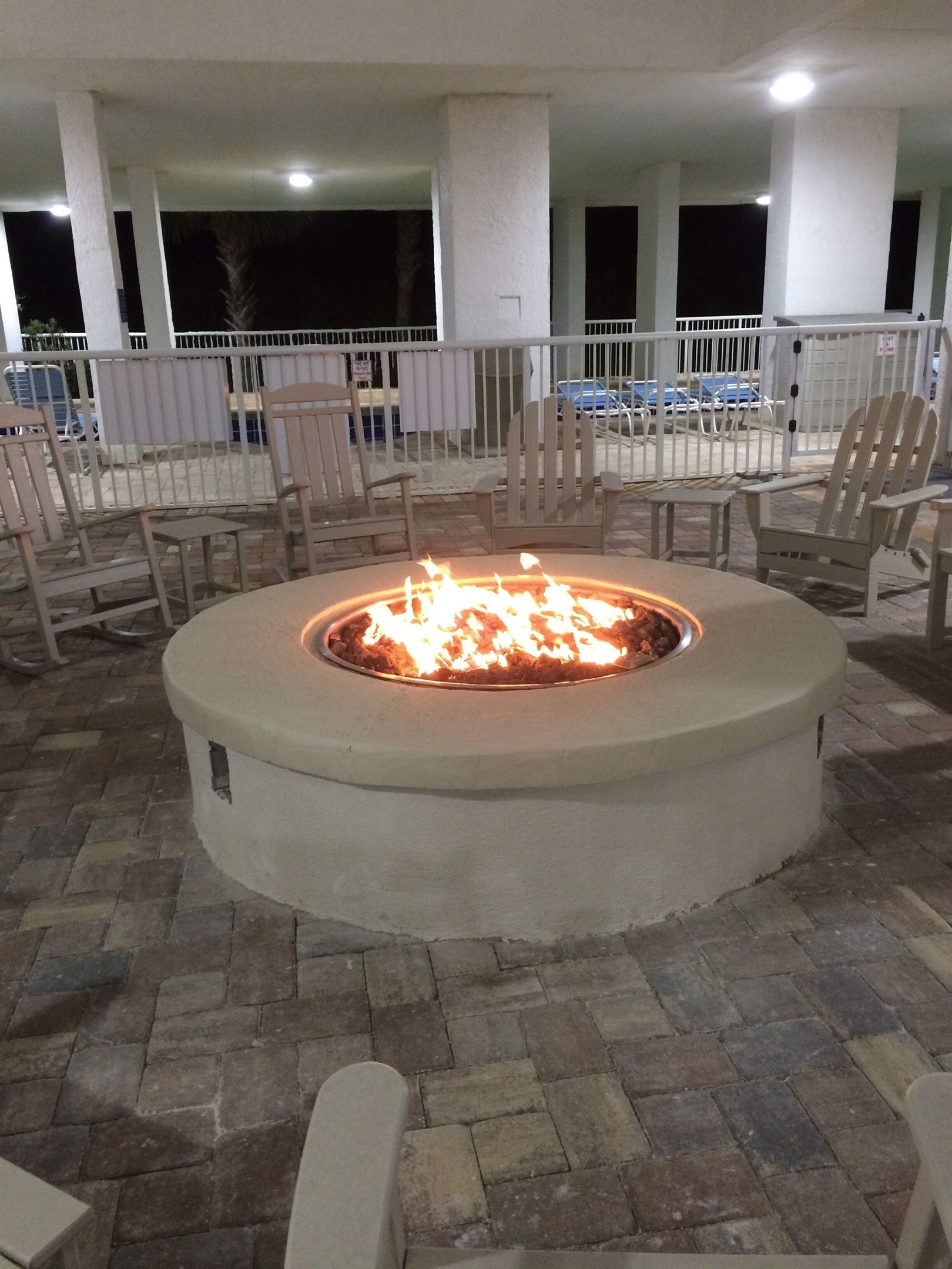 Fire Pit at the South Tower