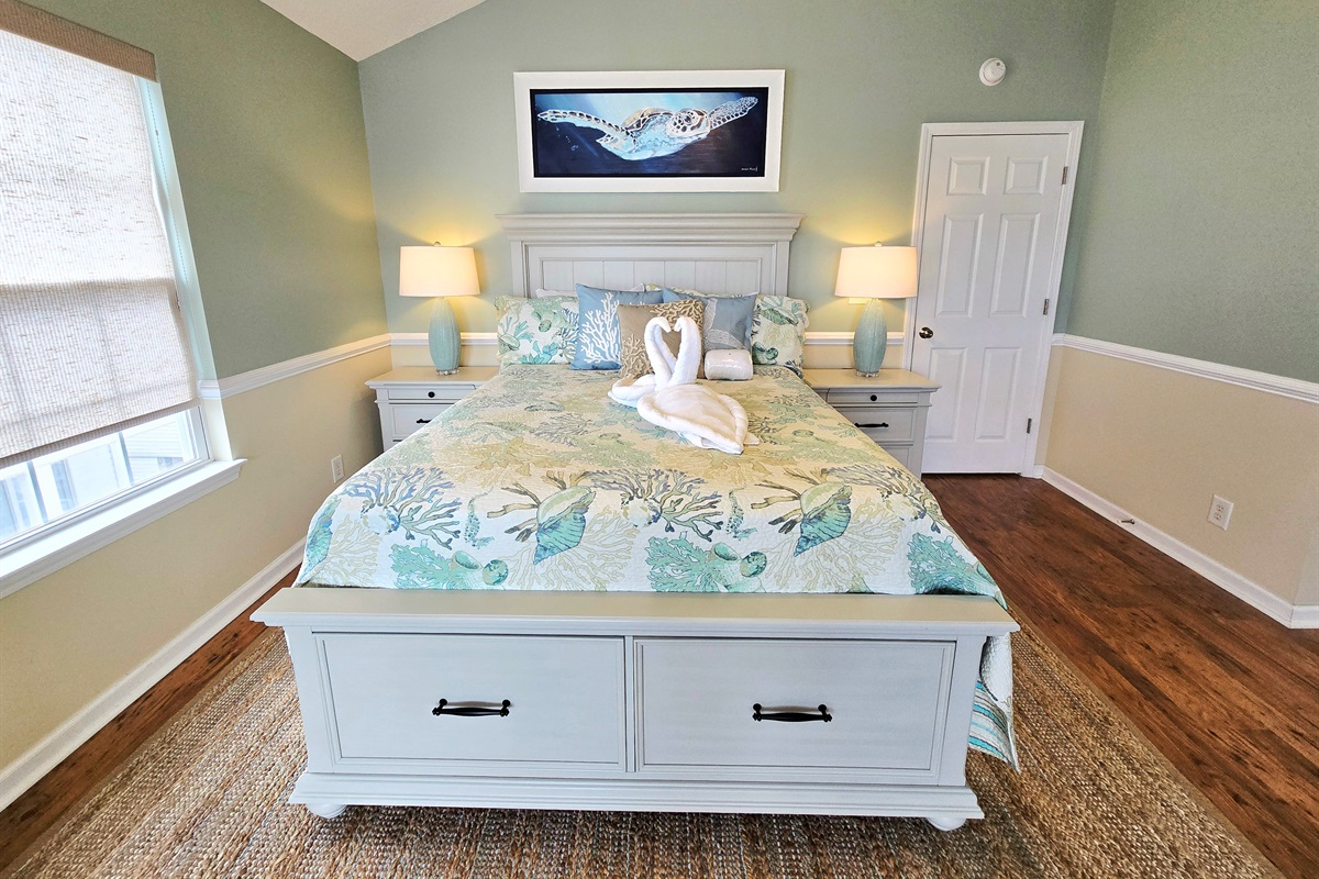 Bedroom 2 - Primary upstairs w/ Ensuite Bathroom