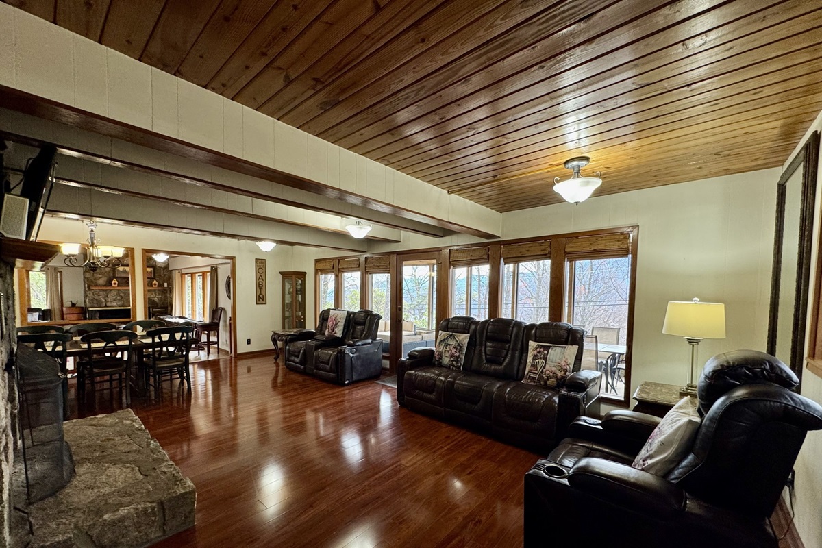 SPRING FAMILY ROOM WITH VIEW