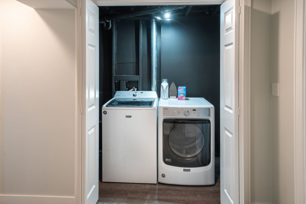 A washer and dryer is available for your convenience.