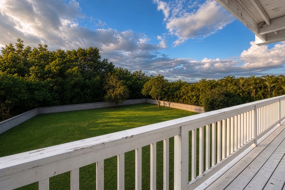 Spacious, private yard away from road noise |  Exterior finishes may vary after remodel