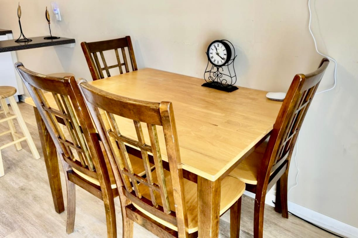 Dining table for four