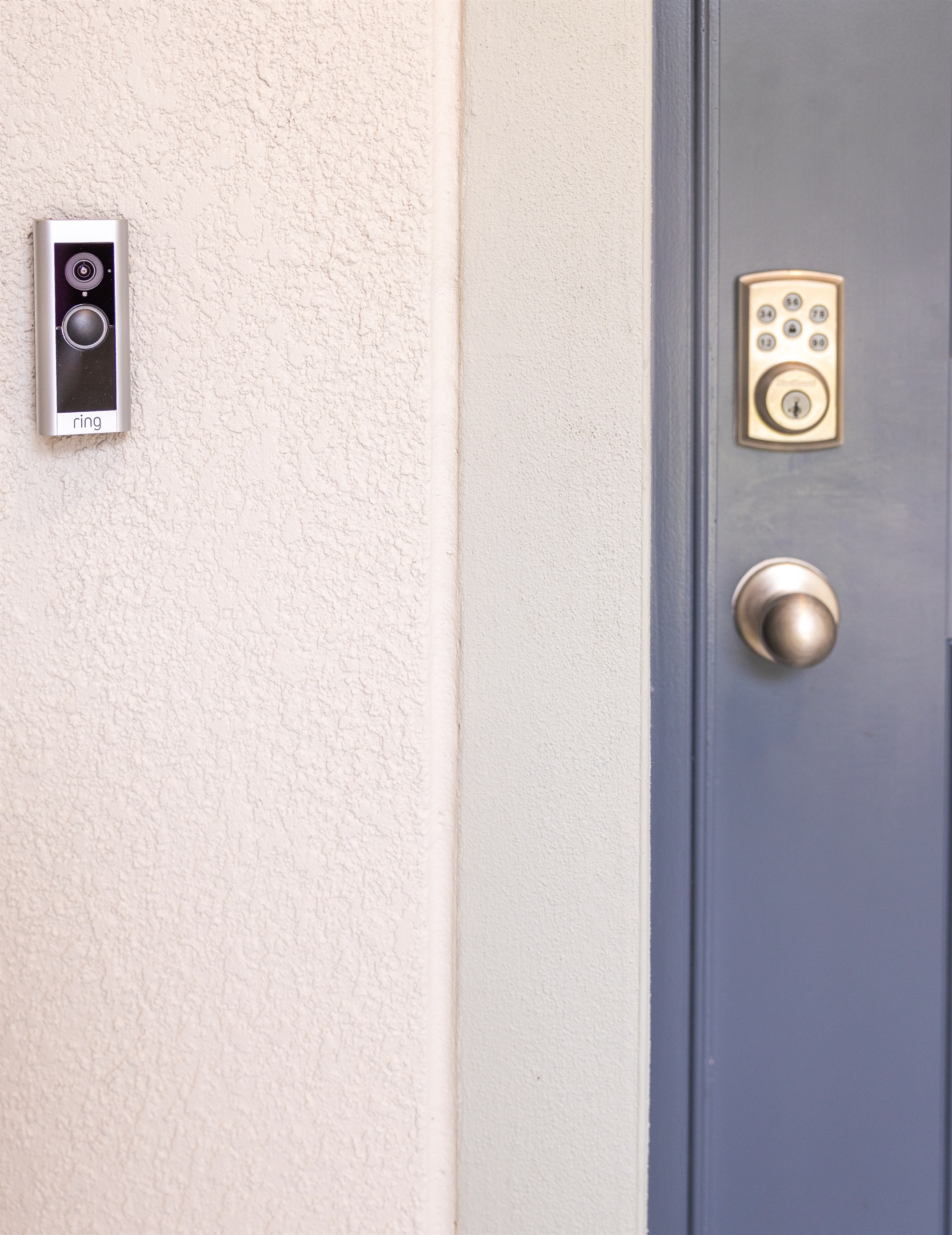 Ring doorbell and camera. Keyless entry with personal code for your stay.