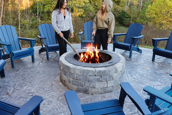 Make Smores on our smokeless Breeo fire pit