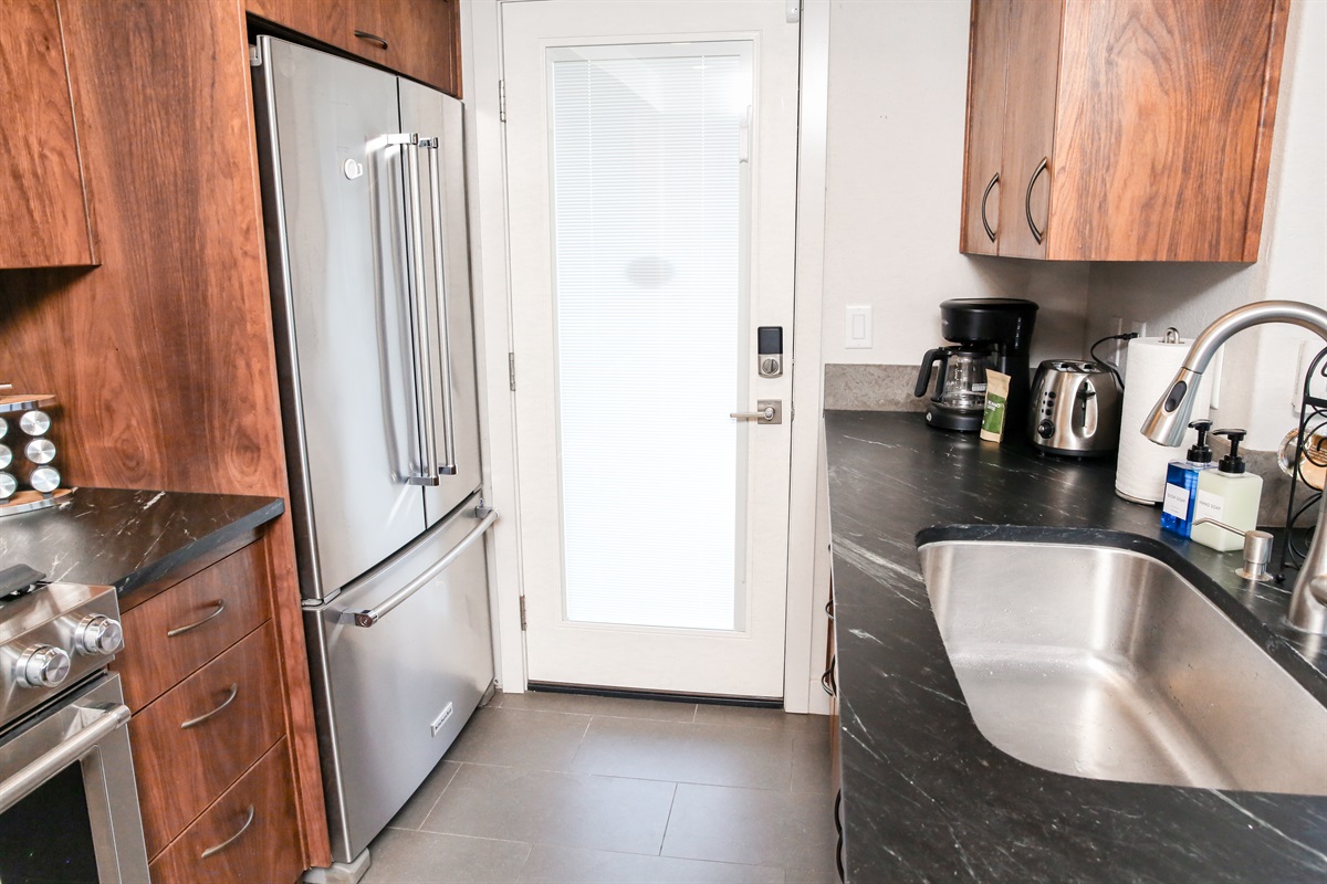 Open galley kitchen