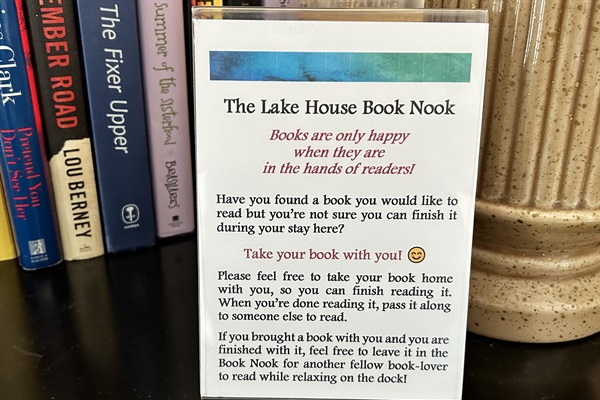 Please Take Your Book With You!