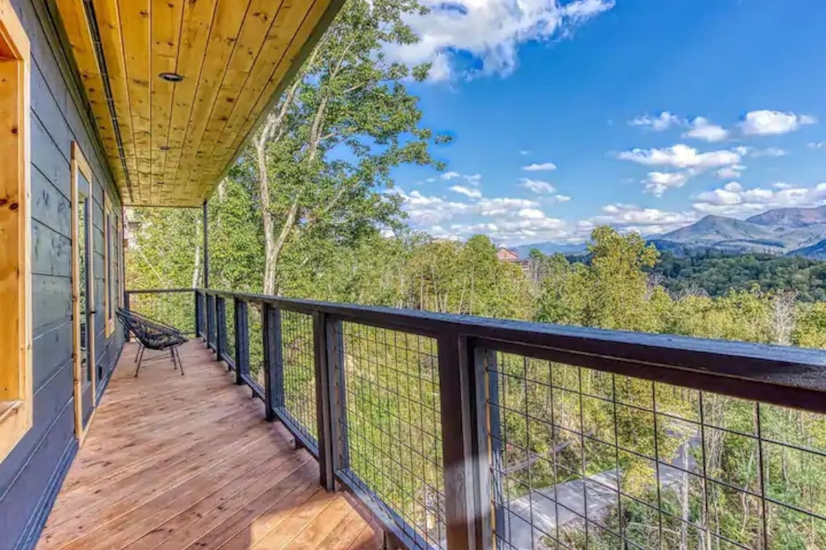 Third floor balcony