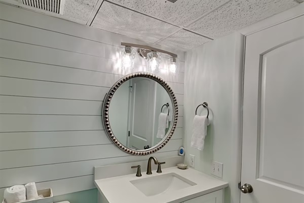 Bathroom with tub/shower combo